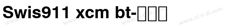 Swis911 xcm bt字体转换